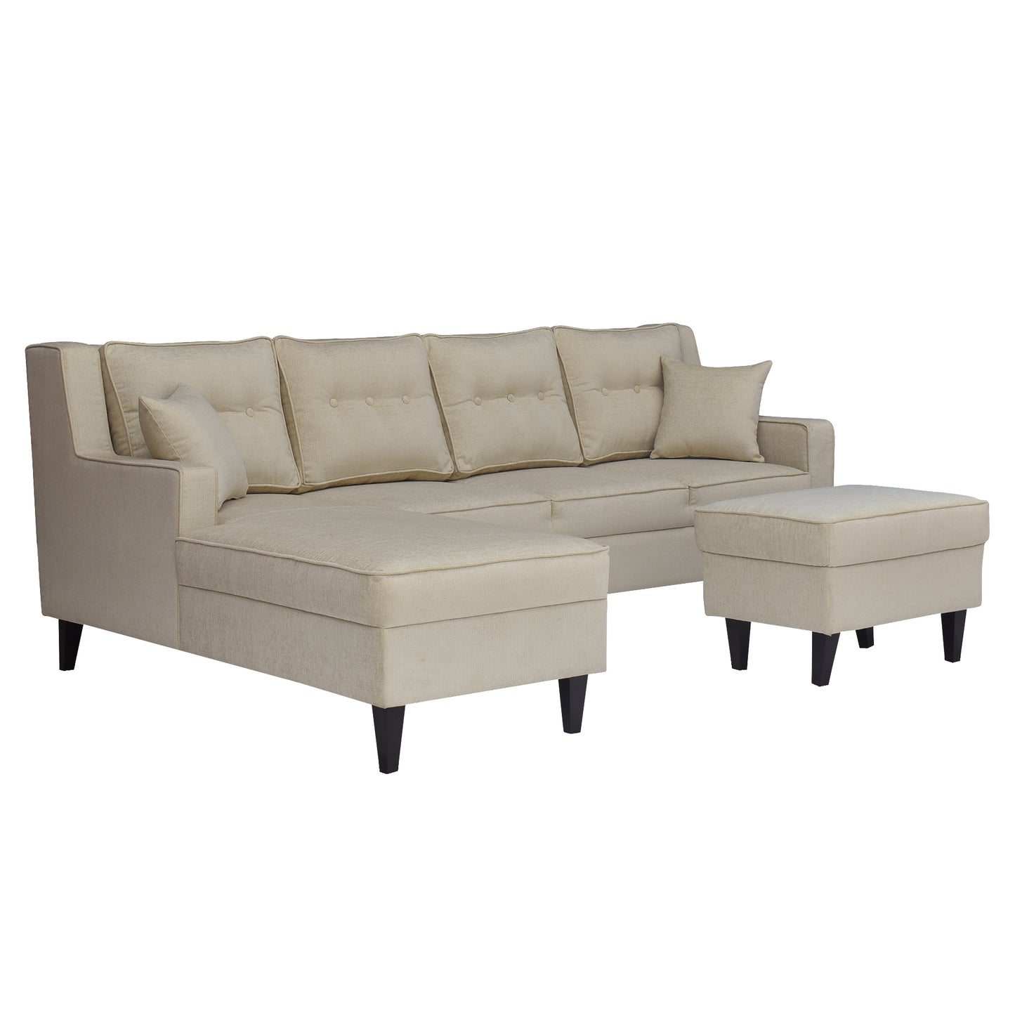 Santafee 6 Seater Sofa - Beige