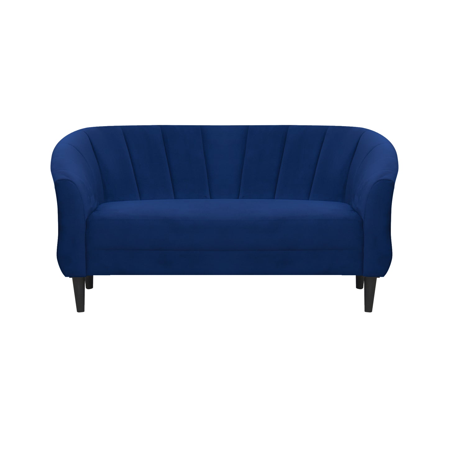 Persia Velvet Fabric Sofa - Blue