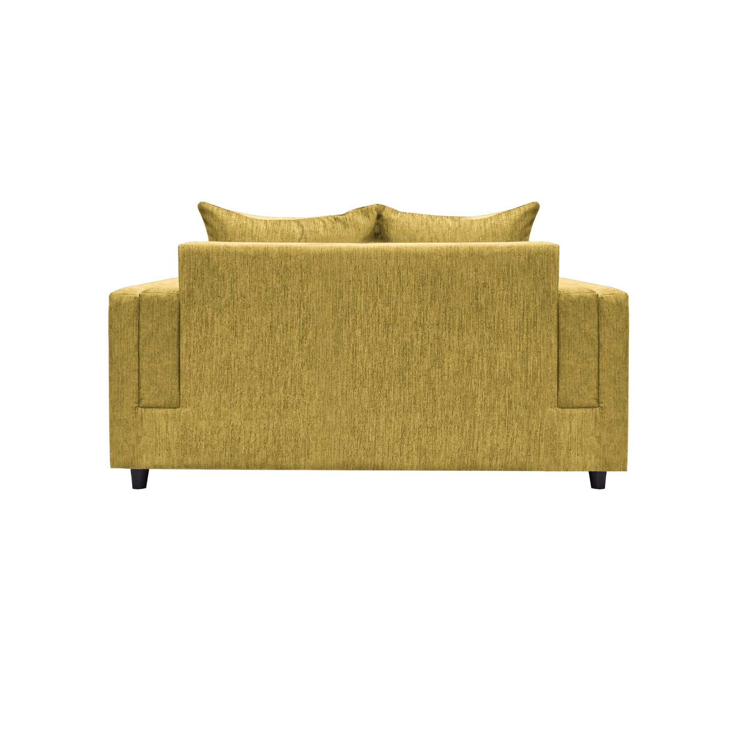 Perri Cushion Back Fabric Sofa - Mehandi