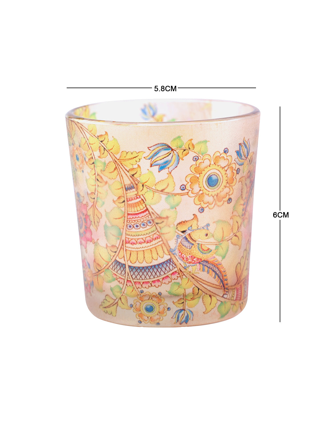 Kalamkari Finesse Candle Votives Set of 2
