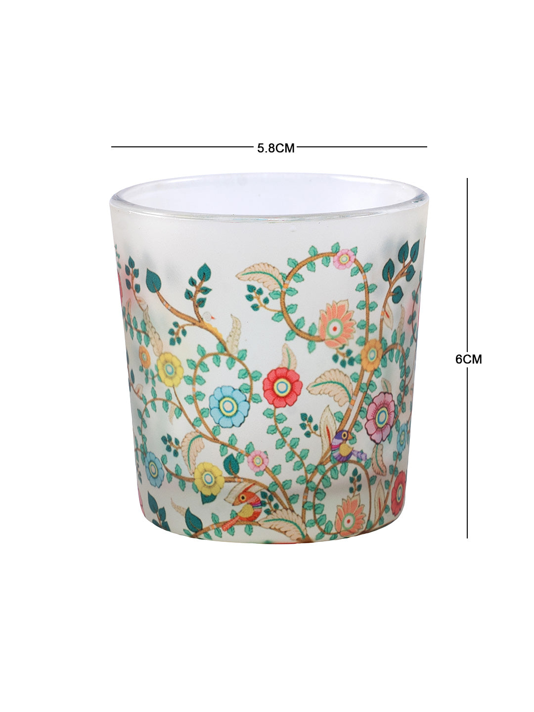 Madhubani Art Candle Votives Set of 2