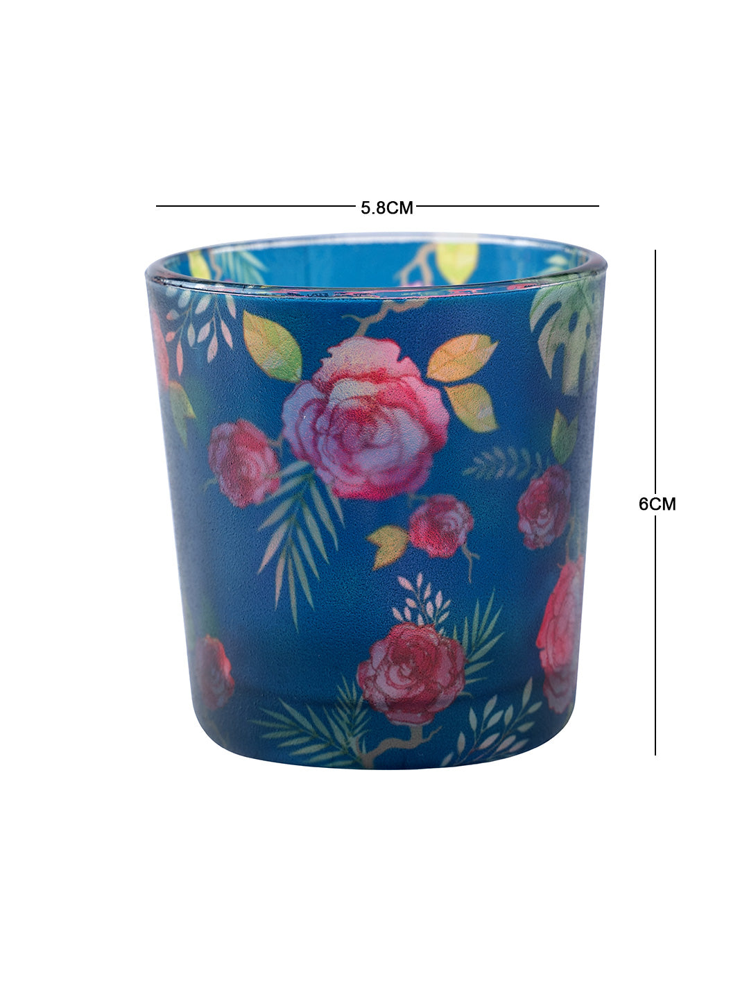 Misty Morning Blue Candle Votives Set of 2