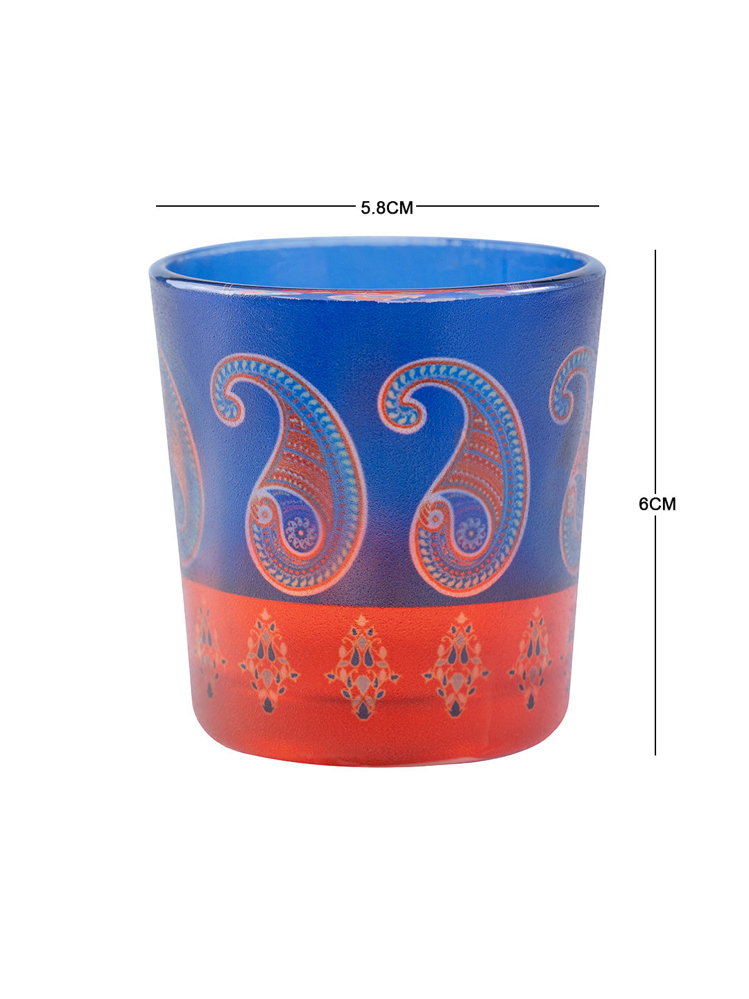 Majestic Paisley Candle Votives Set of 2