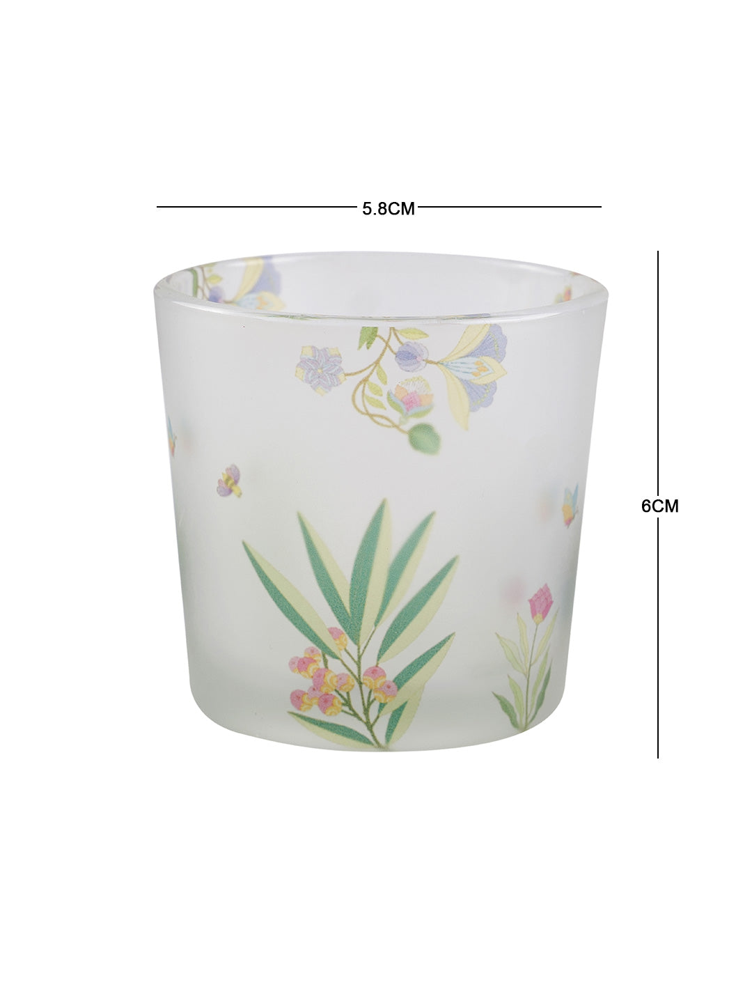 Vibrent Bliss White Candle Votives Set of 2