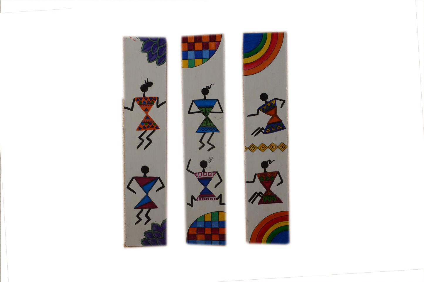 Kiara - Solid Wall Panel Art - Multi Colour Paint Finish