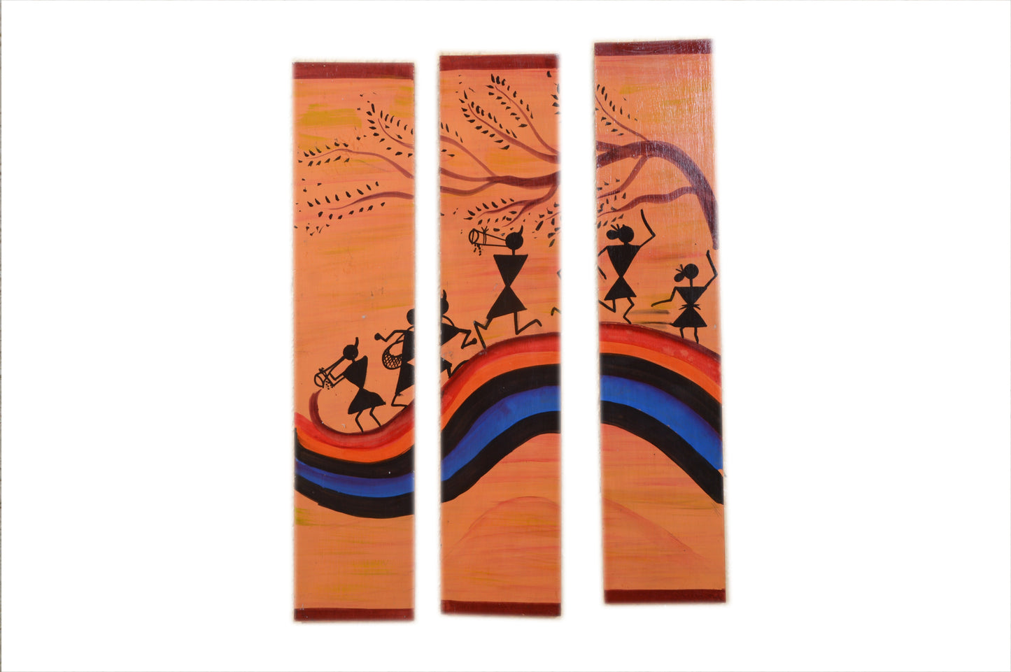 Swaran - Solid Wall Panel Art - Multi Colour Paint Finish