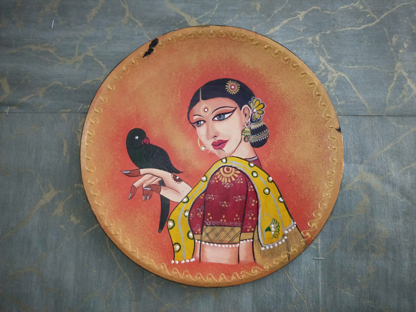 Aubrey - Wall Panel Art - Multi Colour Paint Finish