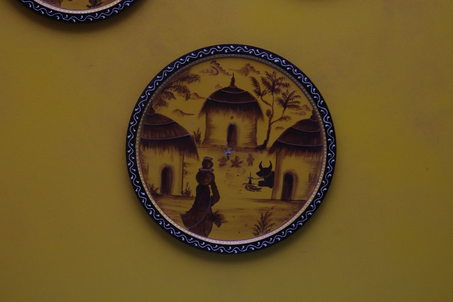 Ishaq - Wall Panel Art - Multi Colour Paint Finish