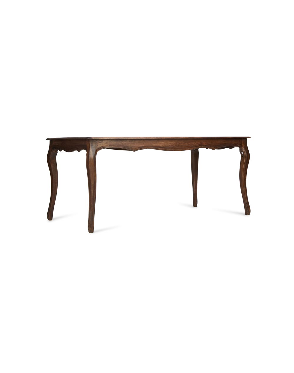 Solid Wood Dining Table In Teak Finish