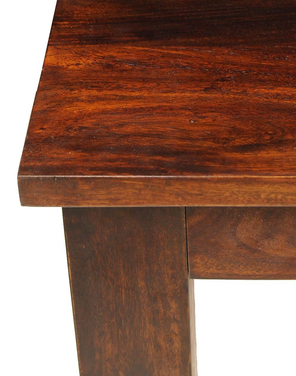Solid Wood Dining Table In Honey Finish