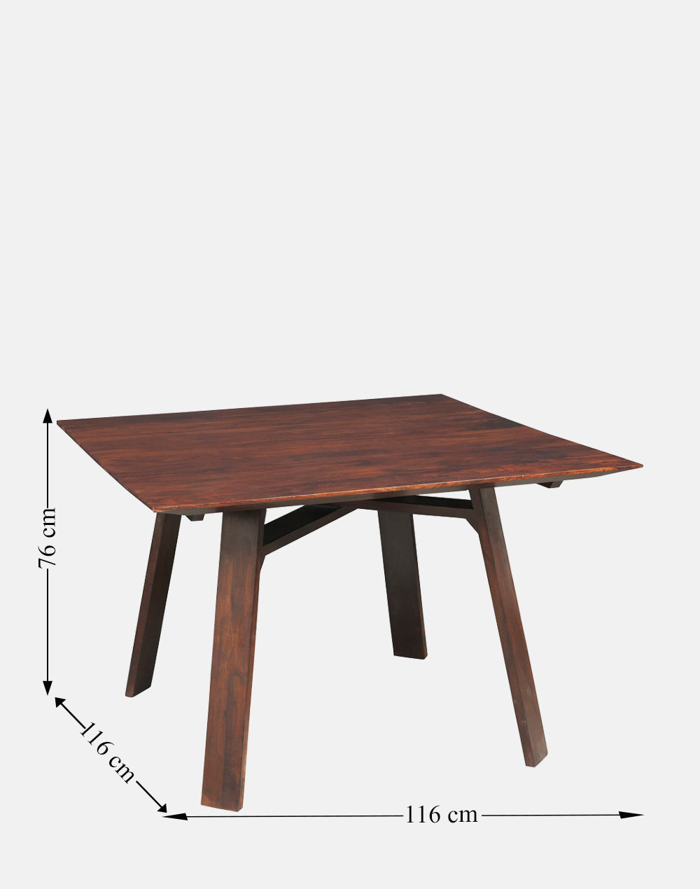 Solid Wood Dining Table In Honey Finish