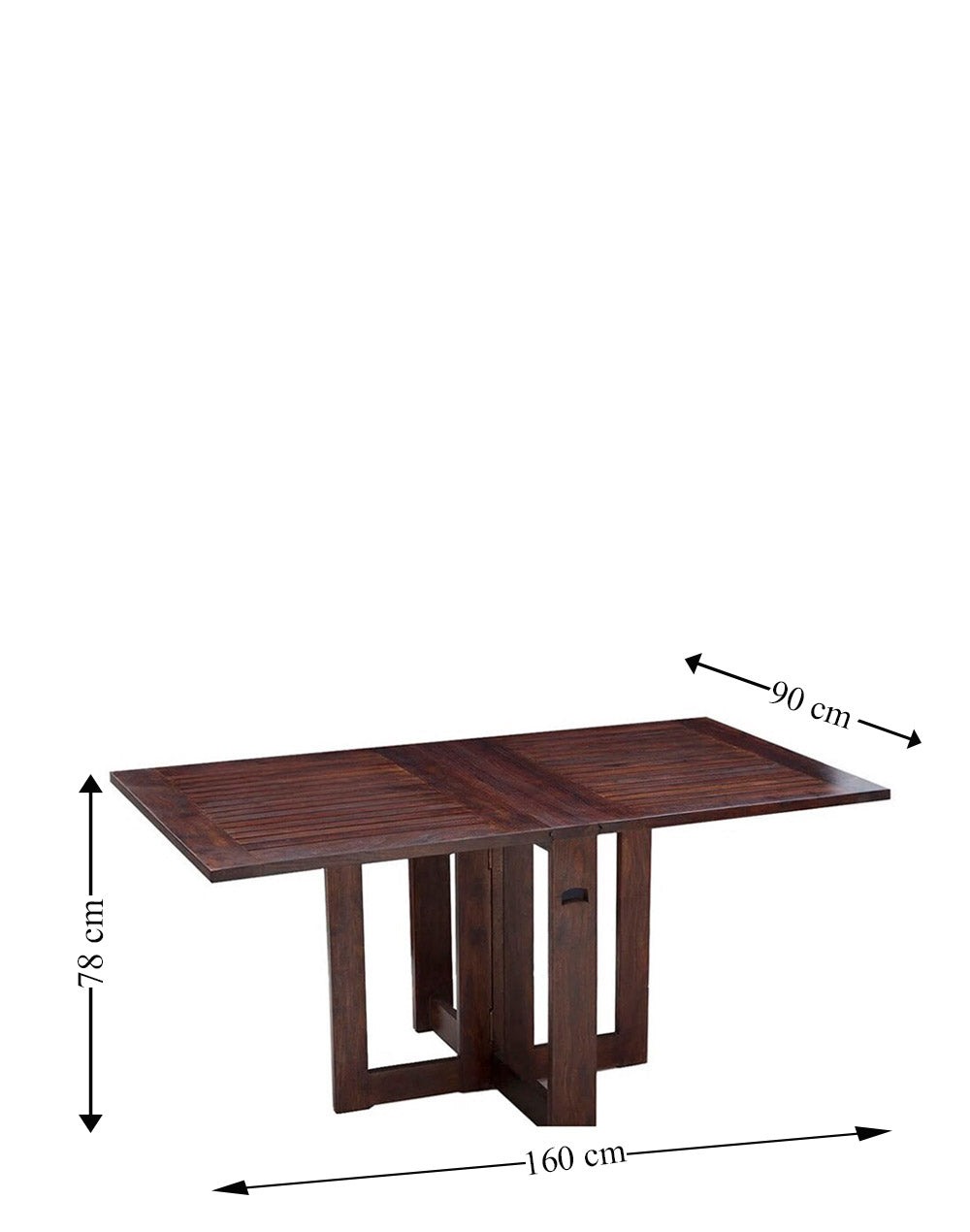 Solid Wood Dining Table In Teak Finish