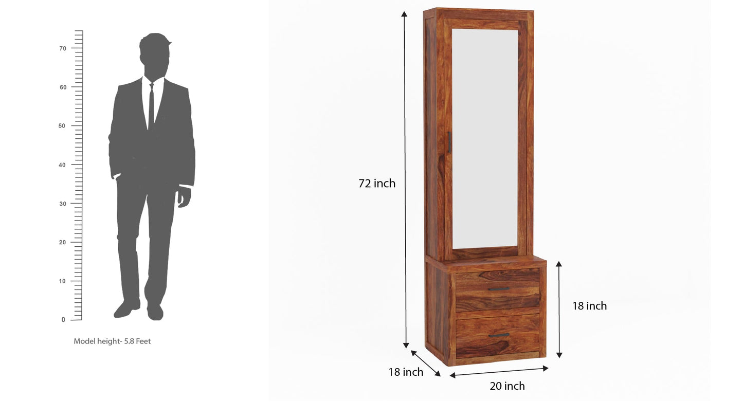 Solid Wood Dressing Tables In Natural Finish