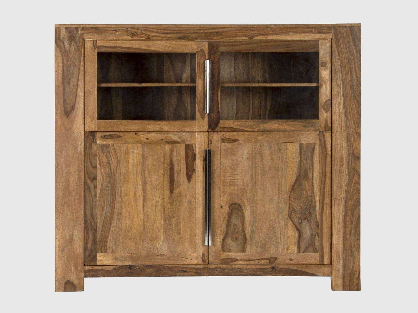 Solid Wood Crockery Unit In Teak Finish