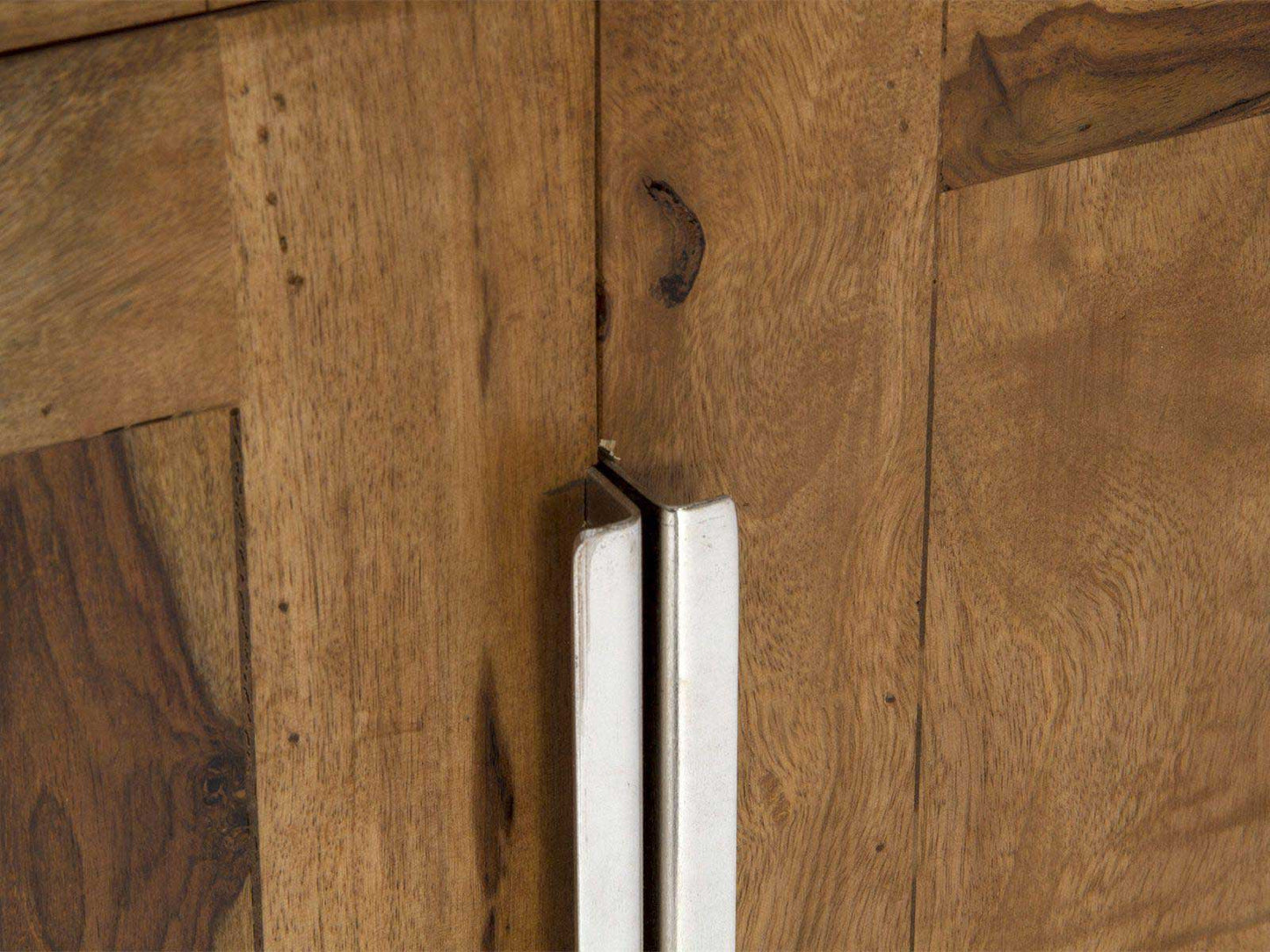 Solid Wood Crockery Unit In Teak Finish