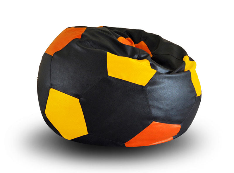 Leatherette Football Bean Bag With Fillers - XXL