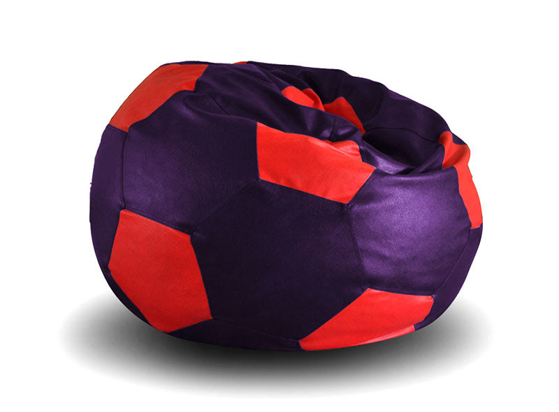 Leatherette Football Bean Bag With Fillers - XXL