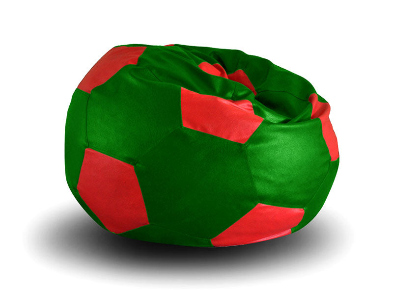 Leatherette Football Bean Bag With Fillers - XXL