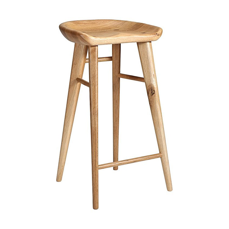 Anton - Mango Wood - Bar Stool In Natural Finish