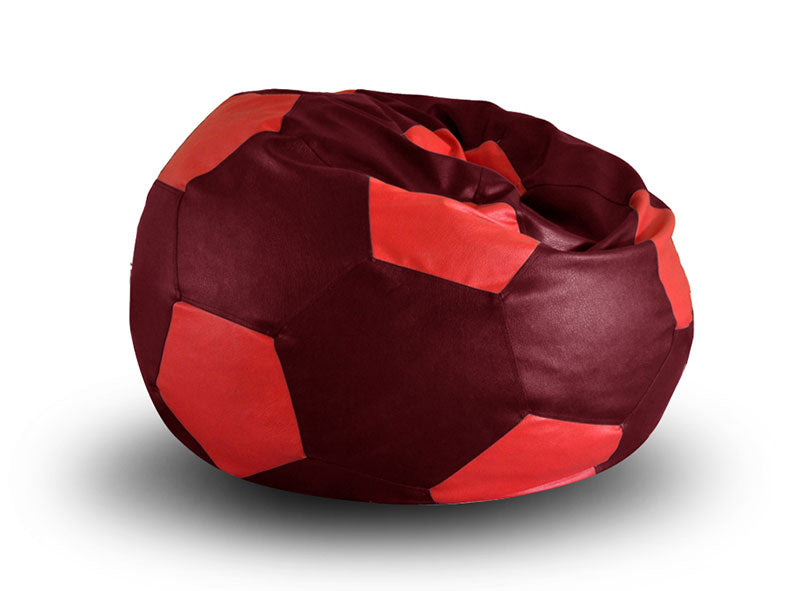 Leatherette Football Bean Bag With Fillers - XXL