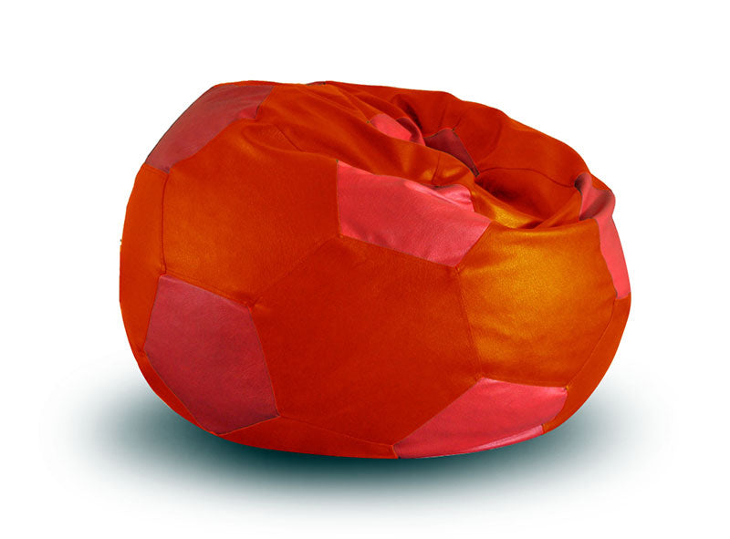 Leatherette Football Bean Bag With Fillers - XXL