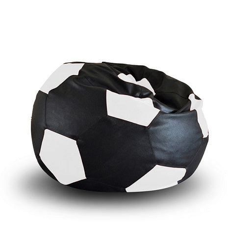 Leatherette Football Bean Bag With Fillers - XXL