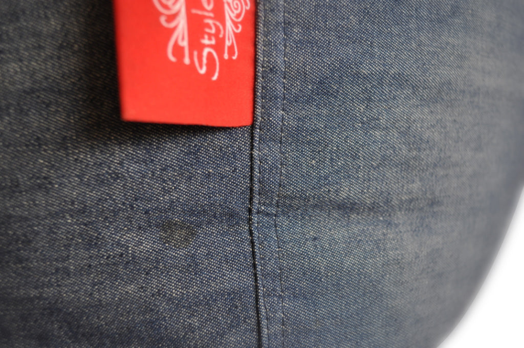 Round - Ottoman Printed Bean Bag With Fillers - Large