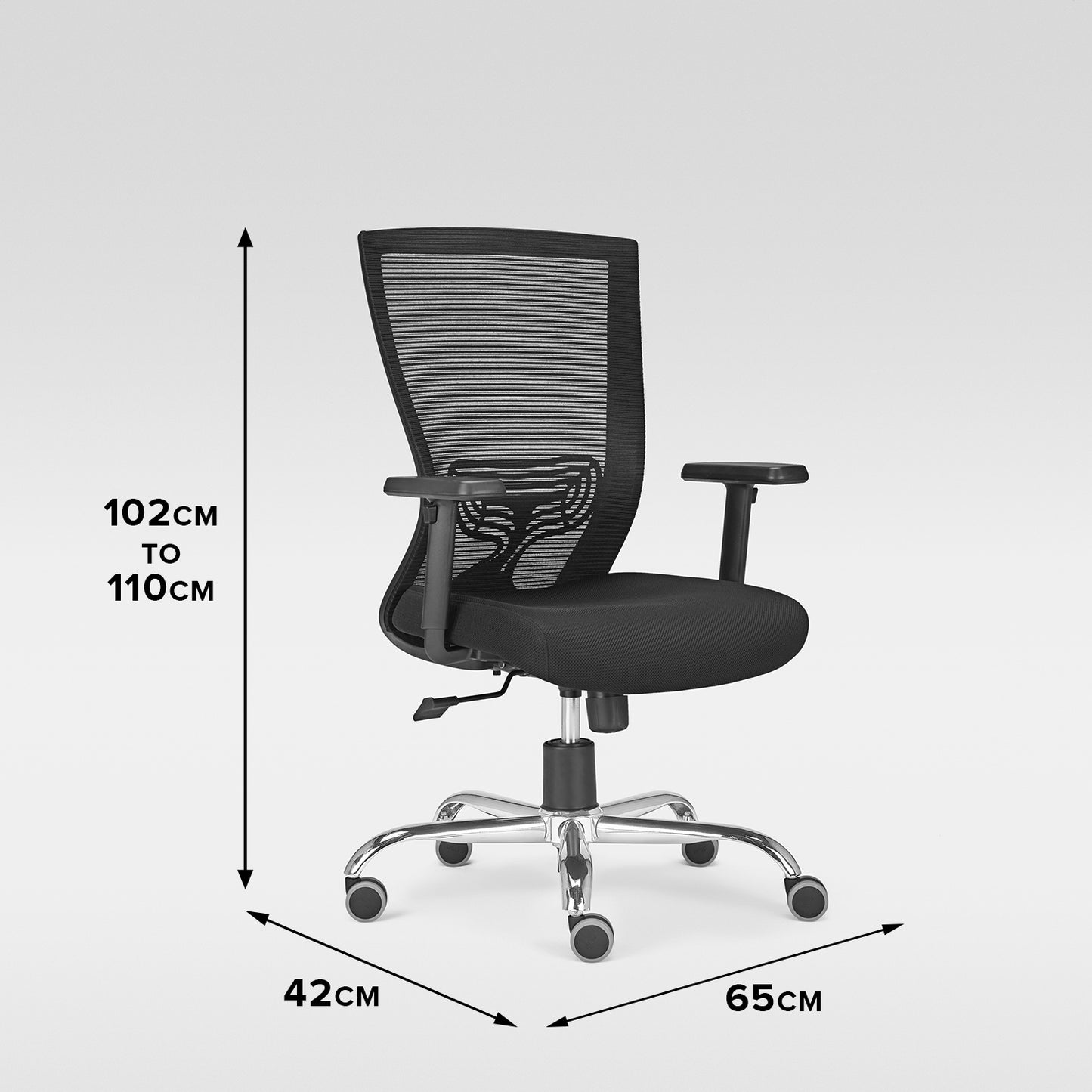 Axa - Ergonomic Chair for Work from Home & Office - Black