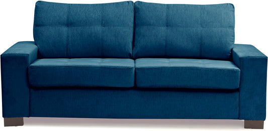 Radiance - Zafree Blue Fabric Sofa (3-2-1-1 Sofa Combo)