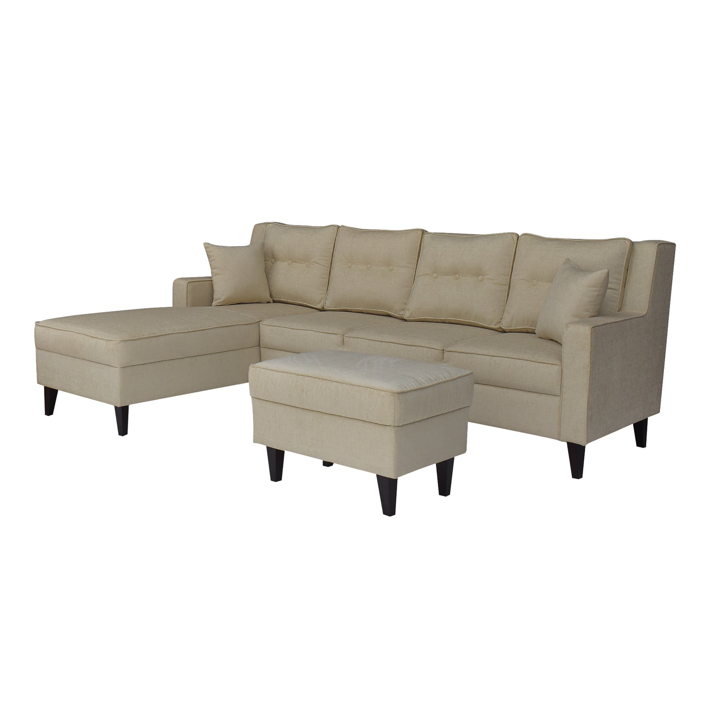 Santafee 6 Seater Sofa - Beige