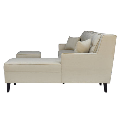 Santafee 6 Seater Sofa - Beige