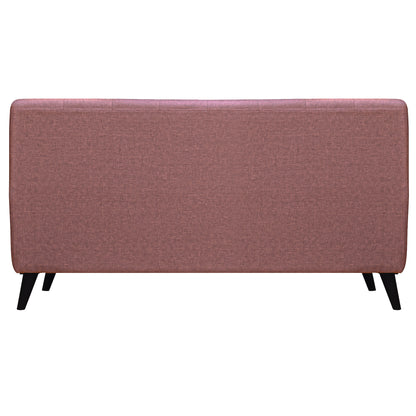 Jewel Tufted Back Sofa - Rust
