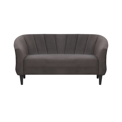 Persia Velvet Fabric Sofa - Brown