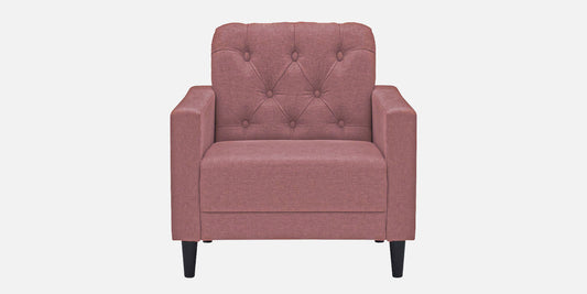 Eden Tufted Back Sofa - RUST