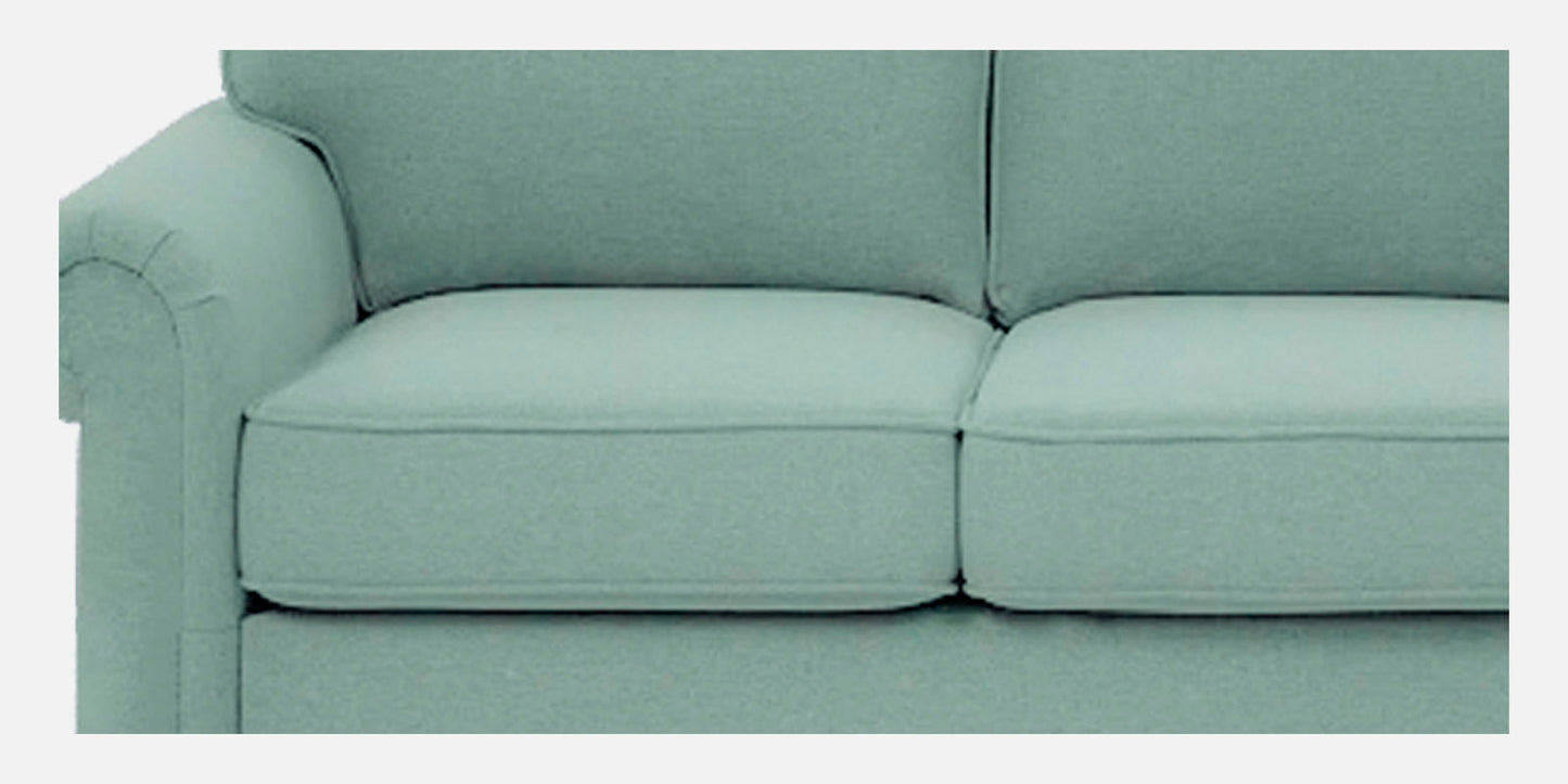 Sarra Cushion Back Sofa- Sea Green