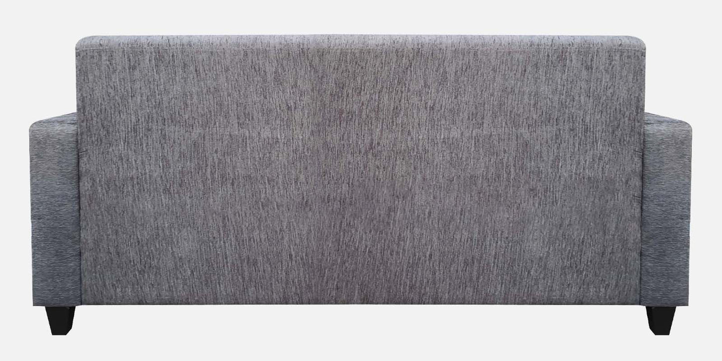 Cornelia Fabric 4 Seater (3 Seater + Ottoman) Sofa - Grey