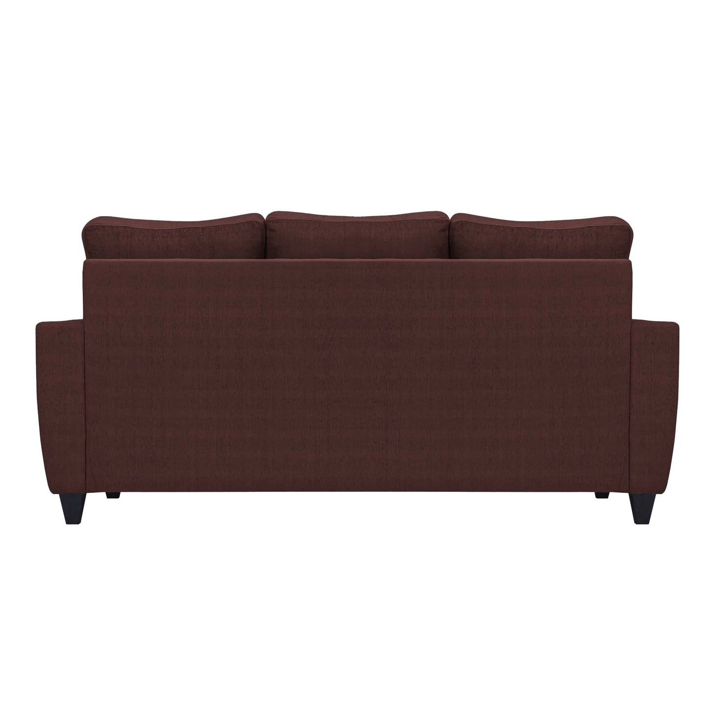 Tayson Fabric 4 Seater (3 Seater + Ottoman) Sofa - Coffee