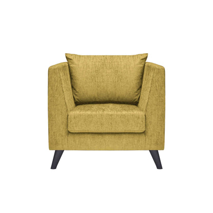 Royce Cushion Back Fabric Sofa - Mehandi