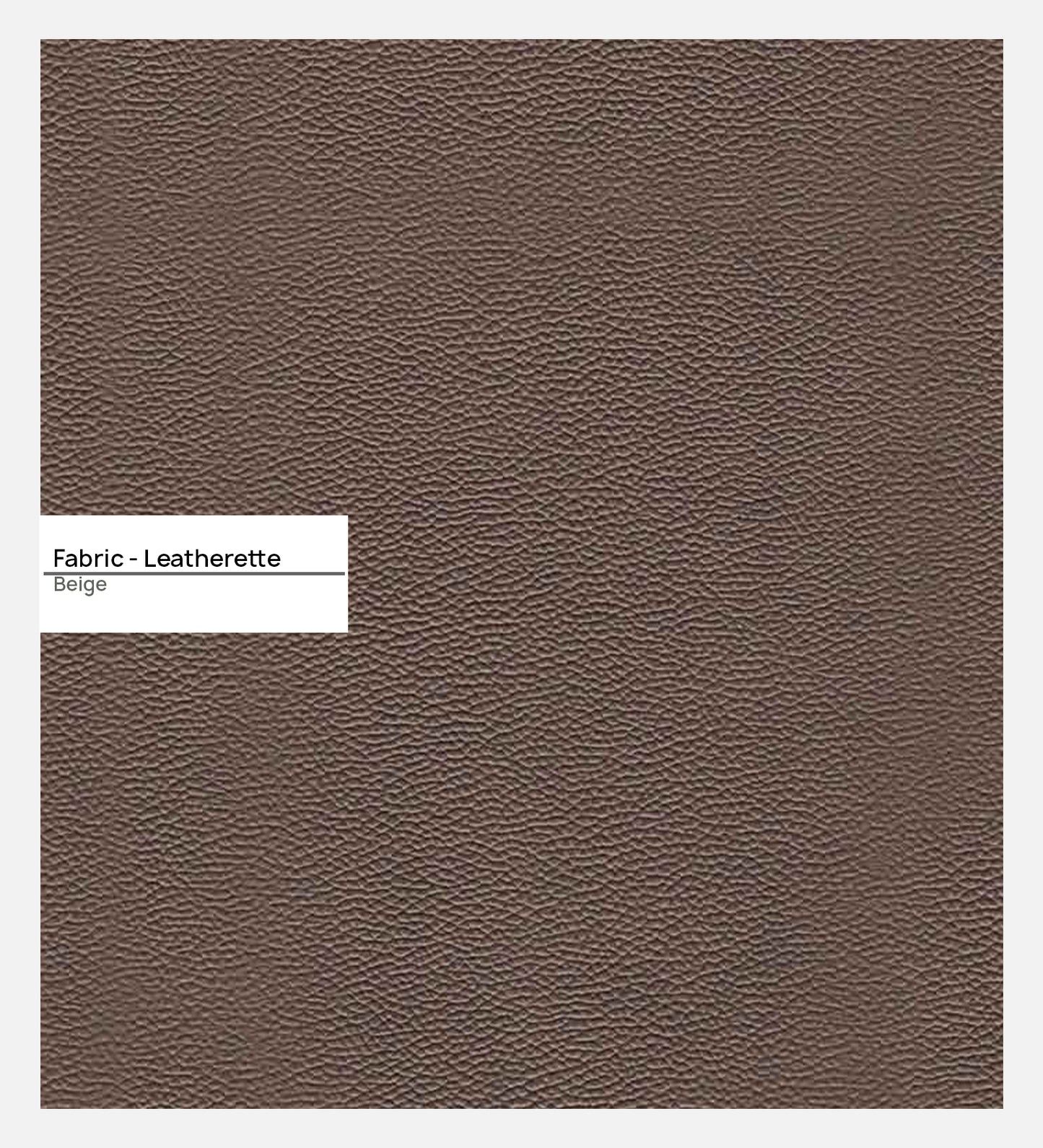 Ryan Leatherette Sofa - Beige