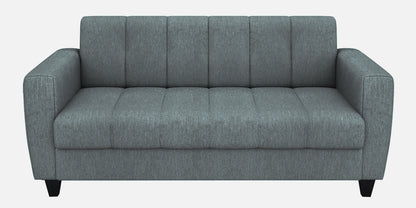 Laura Quilted Back Fabric Sofa - Grey