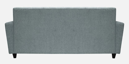 Laura Quilted Back Fabric Sofa - Grey