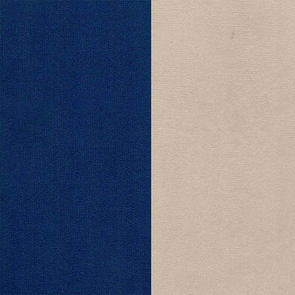 Beckett Cushion Back Fabric Sofa - Blue & Beige