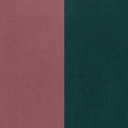 Mason Cushion Back Fabric Sofa - Dark Pink & Green