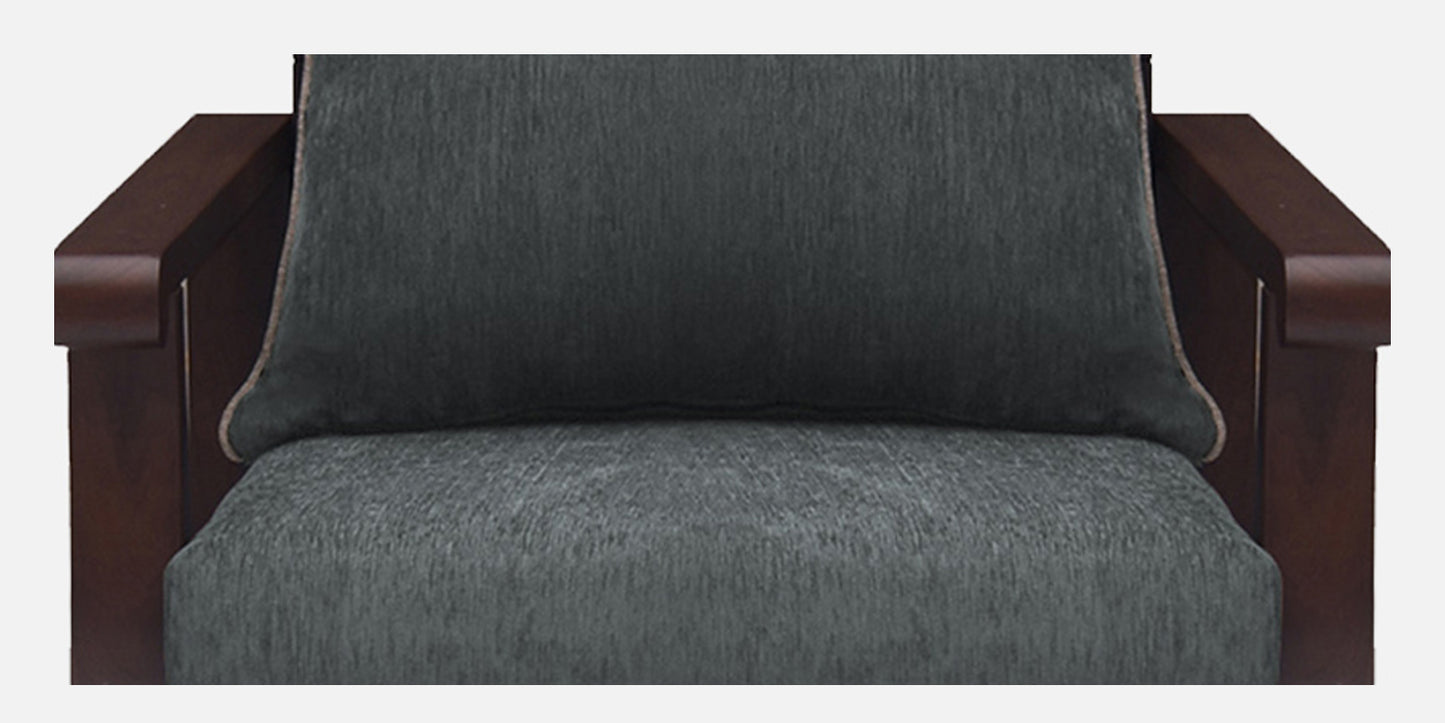 Lessie Teak Wood Sofa - Grey