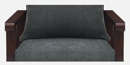 Lessie Teak Wood Sofa - Grey