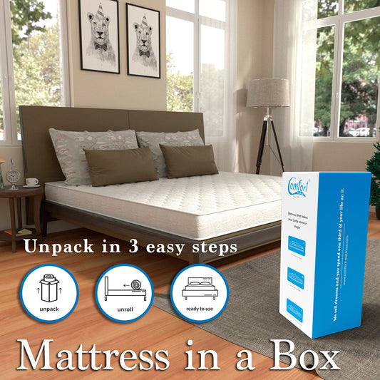 Comfort Club Dual Side Usable Natural Latex Mattress - Queen