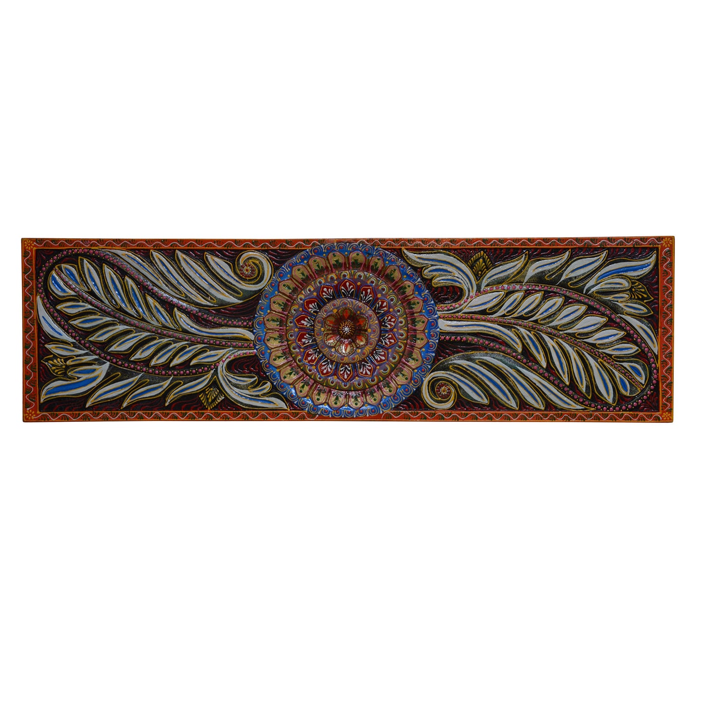 Vansh - Solid Wood Wall Art - Multi Colour Paint Finish