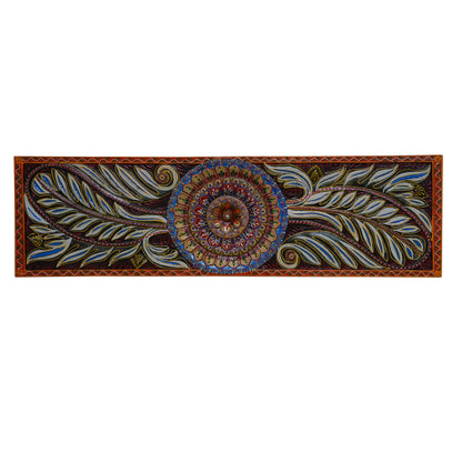 Vansh - Solid Wood Wall Art - Multi Colour Paint Finish
