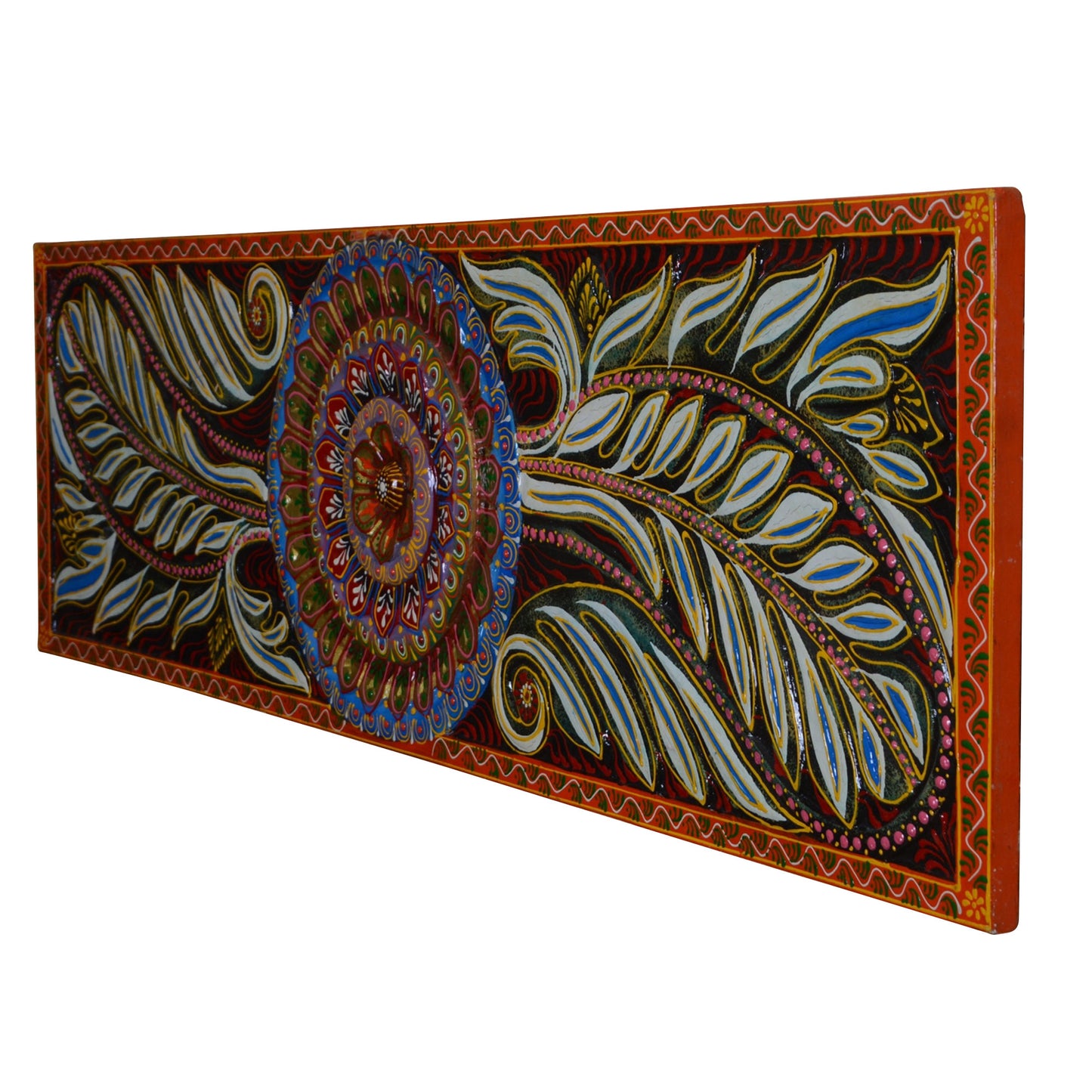 Vansh - Solid Wood Wall Art - Multi Colour Paint Finish
