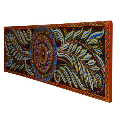 Vansh - Solid Wood Wall Art - Multi Colour Paint Finish